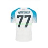 Billiga Fotbollströjor SSC Napoli Face Game Kvaratskhelia 77 Hemma tröja 2022/23 Kortärmad